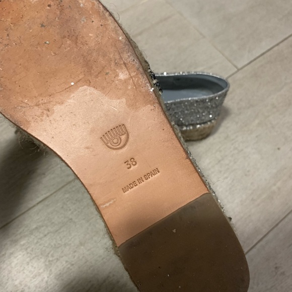 Chiara Ferragni colorblock espadrille sz 38 - Picture 9 of 9